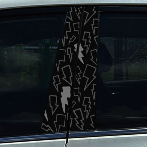 2X Cool Lightning Car B-pillar Sticker Cover Scratches Waterproof Durable - Imagen 21 de 22