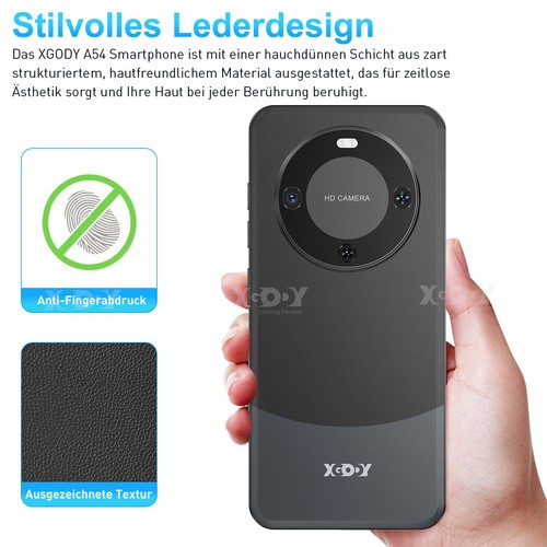 XGODY Neu Smartphone Android 6,5" Handy Ohne Vertrag DE Dual SIM 4Core Phablet - Bild 7 von 15