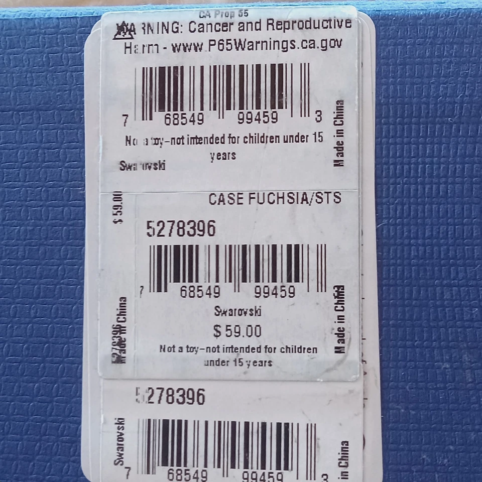 Funda Swarovski iPhone 7 Joya Grosgrain Fucsia Nueva con Etiquetas Solo Abierta Para Fotos Foto 2 de 4