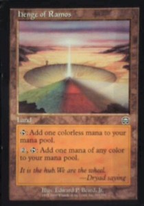 Henge of Ramos - Mercadian Masques #318/350 Uncommon Land