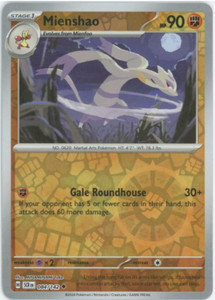Pokemon -  Mienshao - 084/142 - Reverse Holo - Stellar Crown - NM/M - NEW