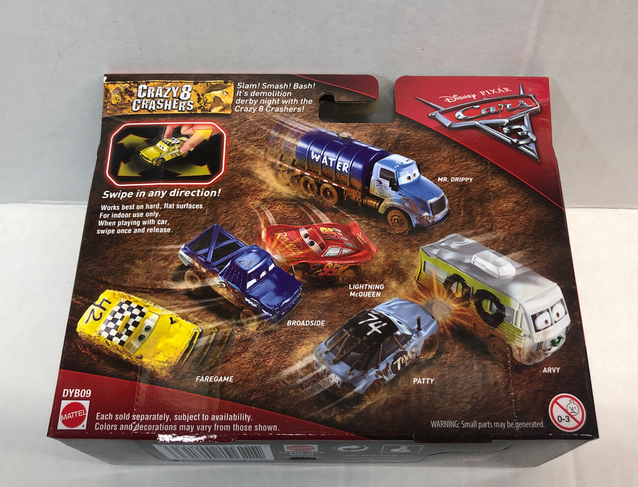 faregame cars 3 diecast