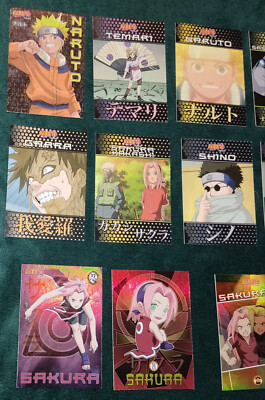 14 NARUTO PANINI German Cards - 2002 CCG/TCG LOT of 14 Cards (4