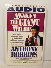 Awaken the giant within: Anthony Robins (Cassette, ISBN:0671750186, SEALED)
