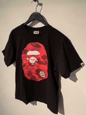 black and red bape shirt