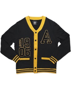 gold cardigan sweater