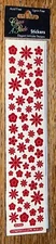 Stampendous Class-A-Peels Mark Richards Red Flowers Eyelets Elegant 3D Stickers