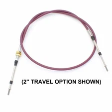 3 Series Push-Pull Cable, Bulkhead & Clamp Hubs, M5 X .8 METRIC Rods