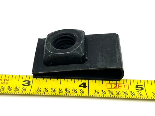 GTO 1968-72 & Firebird 70-72 Radiator support mount U nut retainers 7/16-14 2pcs - Bild 4 von 4