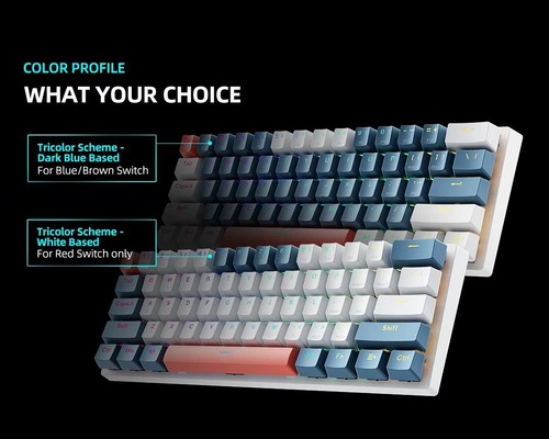 K500-B61 Mini Mechanical Keyboard 60% RGB Hot Swappable HUANO Switches Office - Picture 11 of 28