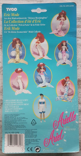 VINTAGE - DISNEY THE LITTLE MERMAID ARIELLE - PRINCE ERIC MODE - TYCO 1992 #1870 - Picture 4 of 4