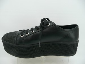 prada platform lace up sneaker