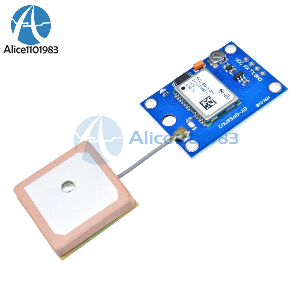 NEO-6M GPS Module Aircraft Flight Controller For Arduino MWC IMU APM2 - Image 3 of 4