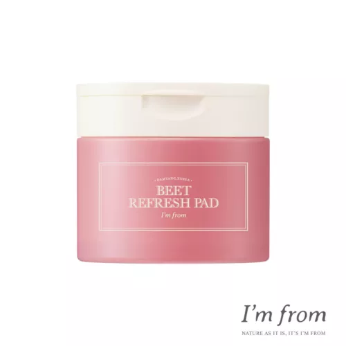 I'M FROM Beet Refresh pad, Nourishing, Korean Cosmetics, Kbeauty, sample