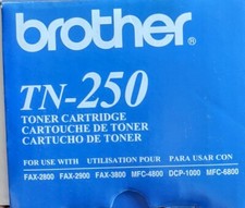 BROTHER TN250 TONER CARTRIDGE NEW SEALED
