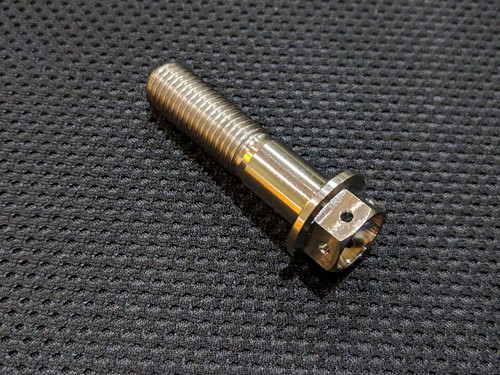 Racefasteners M6 / M8 / M10 Titanium drilled hex head flange Ti pinch bolts - Picture 67 of 90