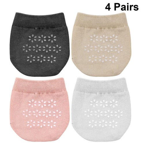 4 Pair Non- Skid Bottom Toe Socks Forefoot No Show Socks Toe Toppers Liner Socks