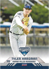 Tyler Hardman - 2022 Hudson Valley Renegades RC Rookie Yankees Minor League