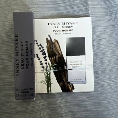 Issey Miyake L'Eau D Issey Solar Lavender EDT Intense Spray Sample 0.6 ml NEW