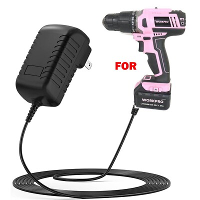 AC Adapter Charger For WORKPRO W004532A Pink 20V Li-ion