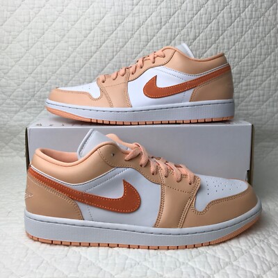 Nike Air Jordan 1 Low Shoes Women's SZ 11 Sunset Haze/Bright
