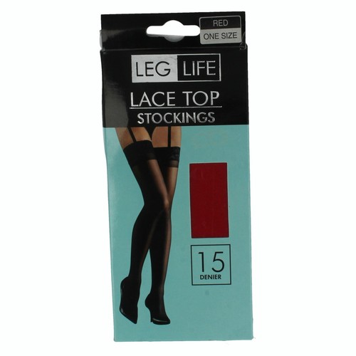 Calze top donna in pizzo gamba 47B115 - Foto 16 di 17