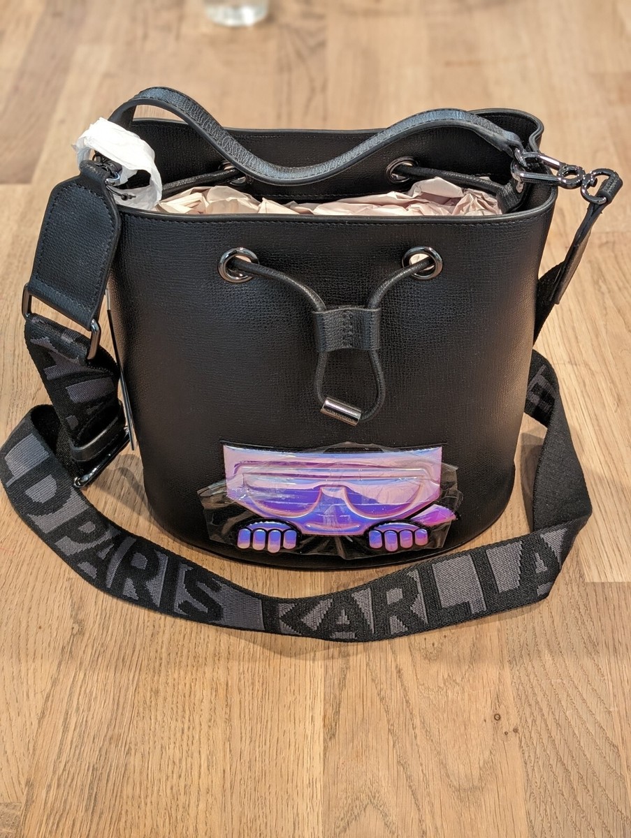 Karl Lagerfeld Paris Maybelle Logo Crossbody Bucket Bag Karl  display picture 1