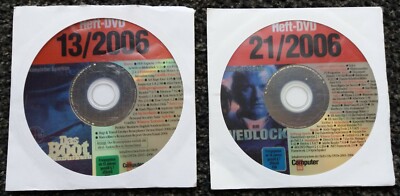 Computer Bild  2 DVD´s 13/2006 und 21/2006 inkl.2 komplette Spielfilme gebraucht