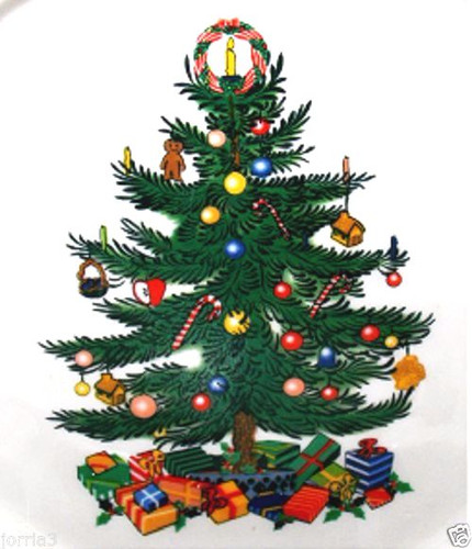 JUEGO DE PLATOS DE CENA ÁRBOL DE NAVIDAD BADCOCK, TAZAS DE CAFÉ, TAZONES DE SOPA 10 piezas - Imagen 11 de 11