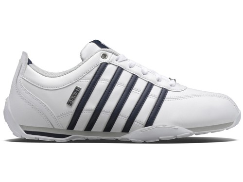 K-Swiss ARVEE 1.5 Męskie skórzane białe buty Sneakersy Trampki (02453-900-M) - Zdjęcie 5 z 6