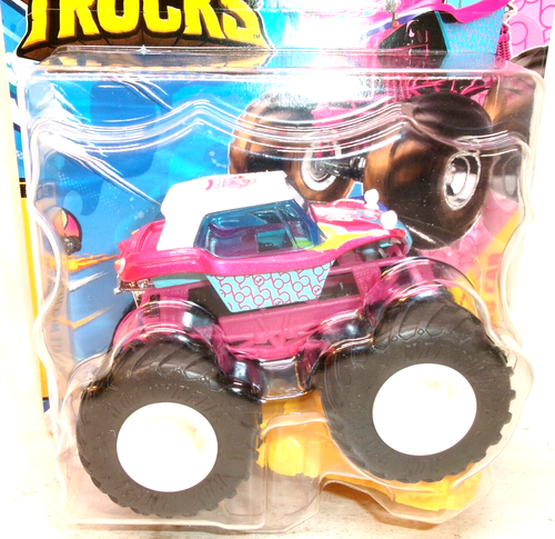 Monster Trucks Hot Wheels 1:64 rosa Barbie 65th MEYERS MANX MONSTER TRUCK 2024 - Imagen 2 de 10