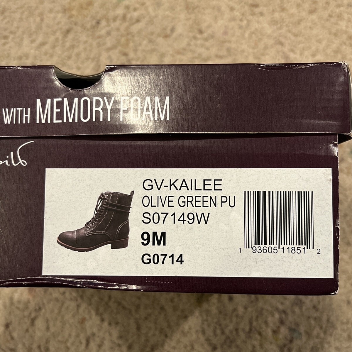 Gloria Vanderbilt GV-Kailee Olive Green Womens Boots Size 9M | eBay