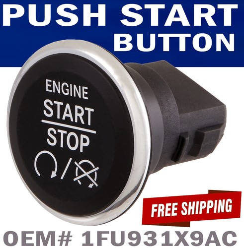 Engine Push Start Stop OEM Ignition Switch Button for Jeep Dodge Chrysler NEW - Picture 5 of 9