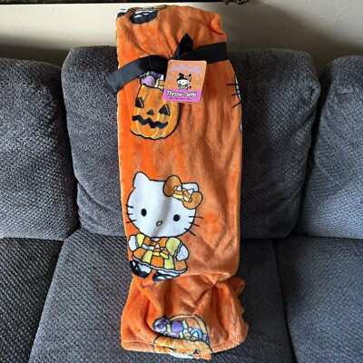 Hello Kitty Halloween Fall 2024 60x70” Orange Candy Corn Pumpkin