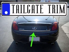 ForLexusSC SC430 430 2002 2003 2004 2005-2010 Chrome Tailgate Trunk Trim Molding