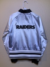 Womens Large Raiders Reversible Bomber Jacket