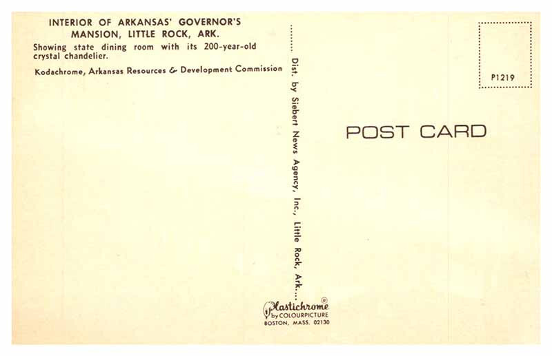 Postcard HOUSE SCENE Little Rock Arkansas AR 10/19 AS9944 eBay