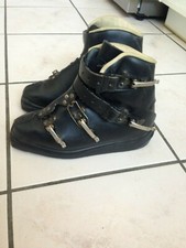 Chaussures de ski Vintage en cuir taille 36