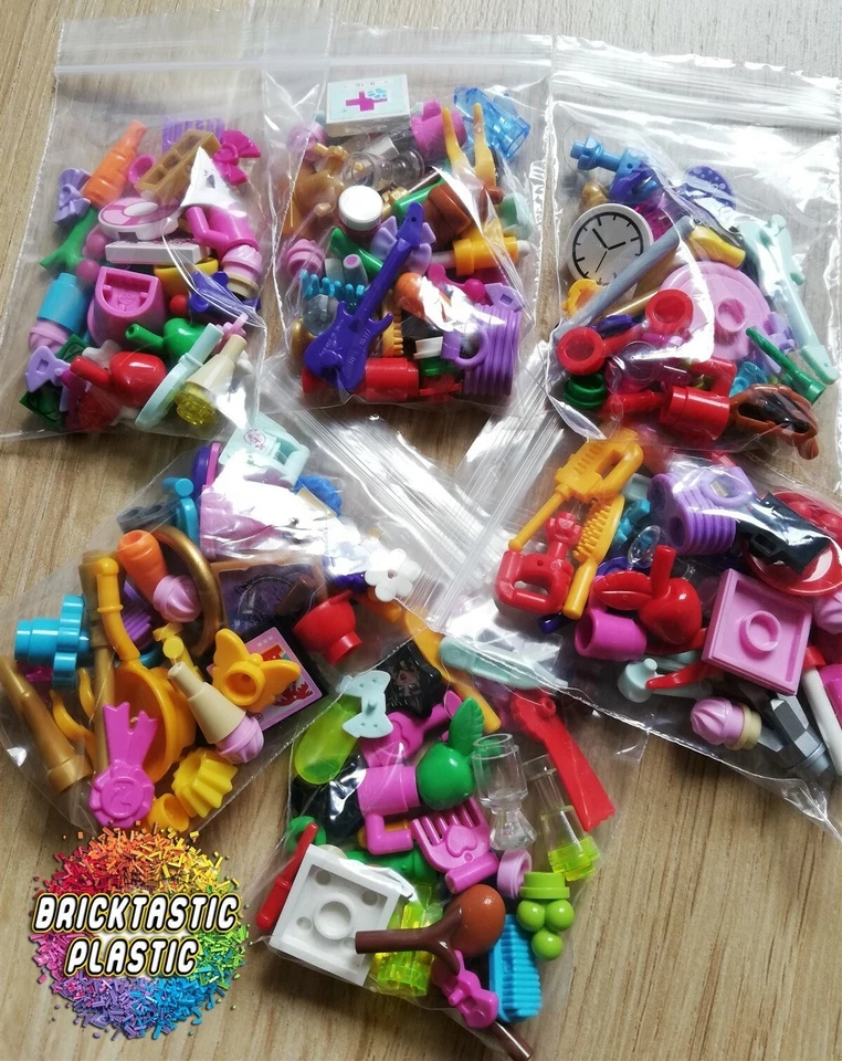 LEGO - X50 FRIENDS MINIFIGURE ACCESSORIES CREATIVTY PACK(S)! HUGE VARIETY MIX! - Image 4 of 4