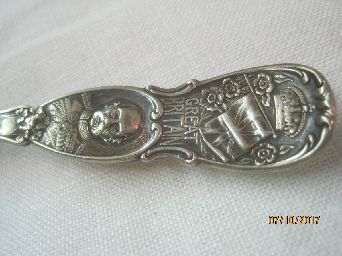 Vintage Wm Rogers SXXR Silver plate Souvenir Teaspoon Great