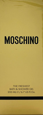 MOSCHINO GOLD FRESH COUTURE BATH & SHOWER GEL FOR WOMEN 6.7 Oz / 200 ml NEW!!!