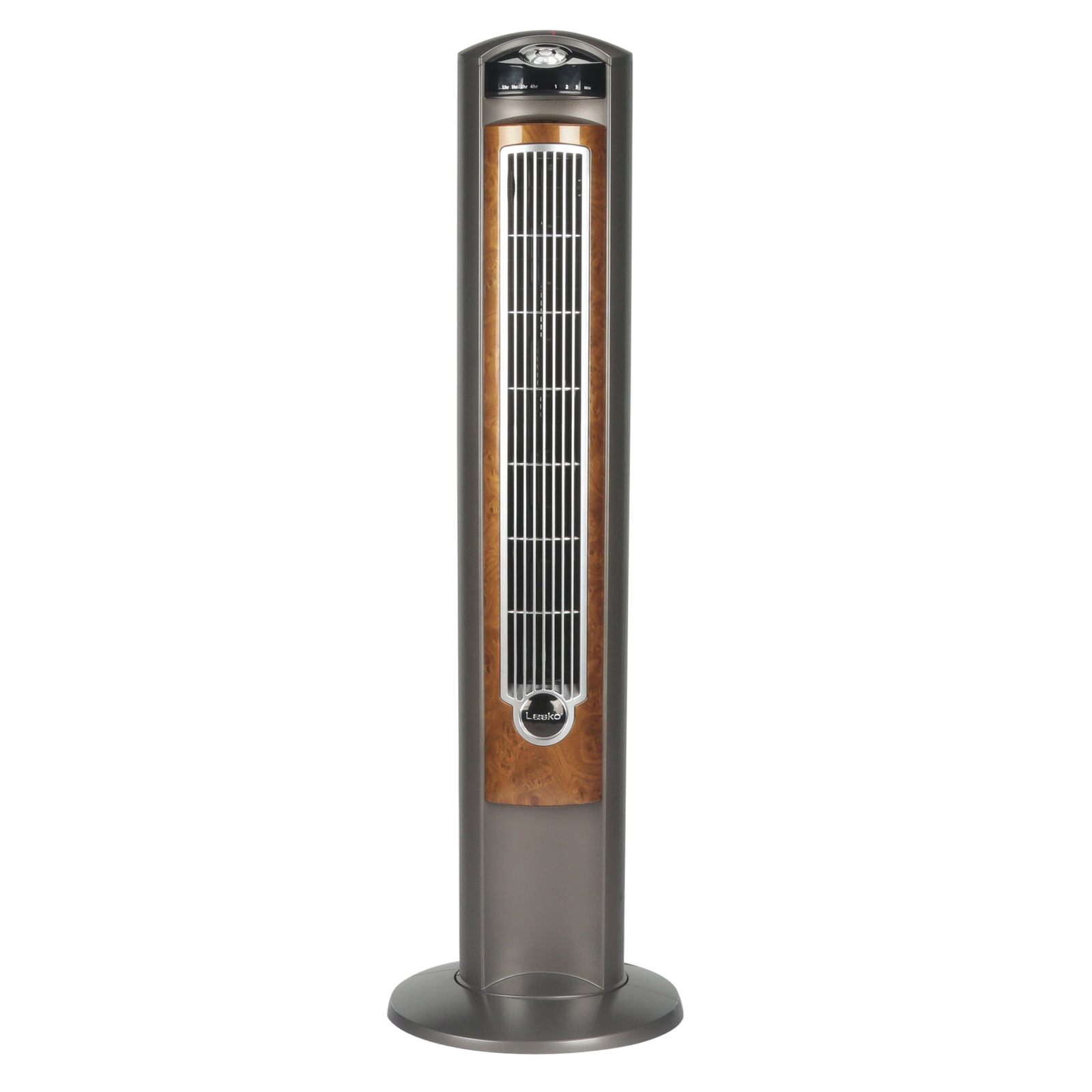 Lasko 42 Wind Curve Tower Fan with Ionizer and Remote 2554 Gray/Woodgrain  USA – St. John's Institute (Hua Ming)