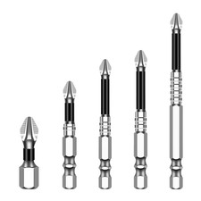 5x Magnetic Screwdriver Bits Electric Ergonom...
