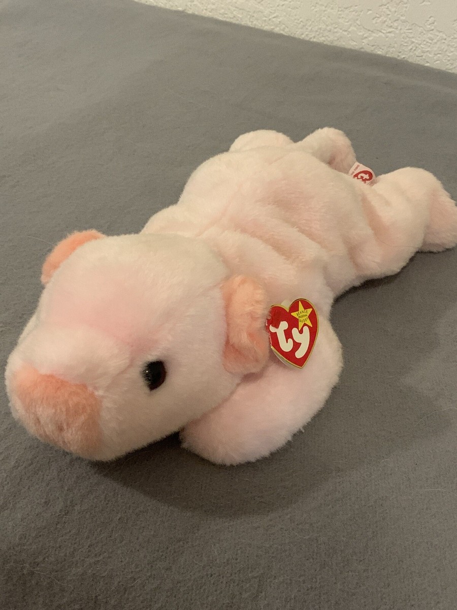 ピンク　ぬいぐるみ　TY Beanie Baby　Beanie Buddy Ty Buddy Original: Pinky the Flamingo | Bird Type Stuffed Animal