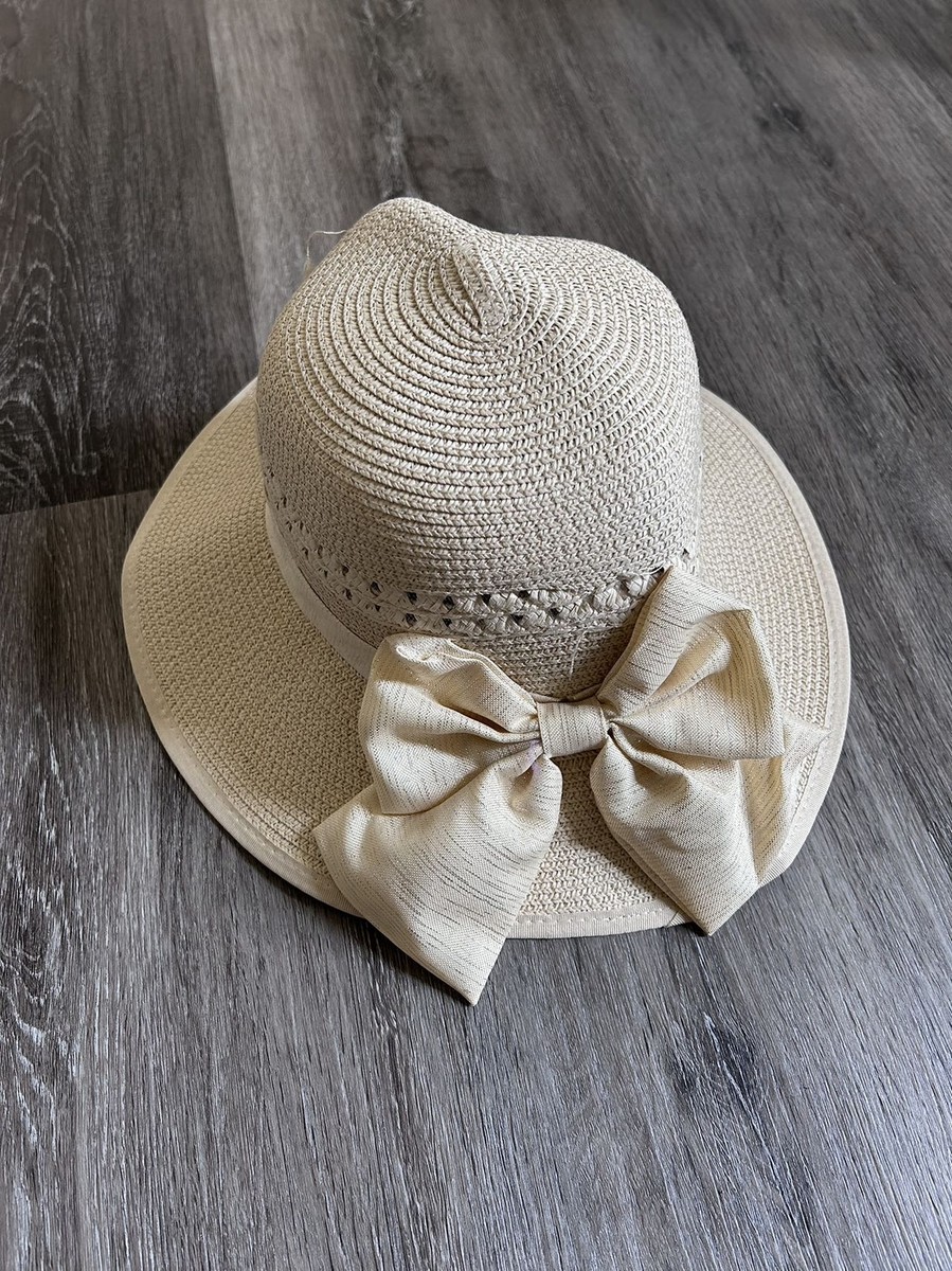 CGONZALES Women\'s floppy sun Beach Straw Hat Wide Brim Wooden Beads Ribbon Hat Beanie Straw Hats for Women for sale | eBay main image 3