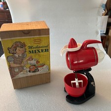 Vintage Toy Ideal Mechanical Wind Up Mixer MM300 In Original Box