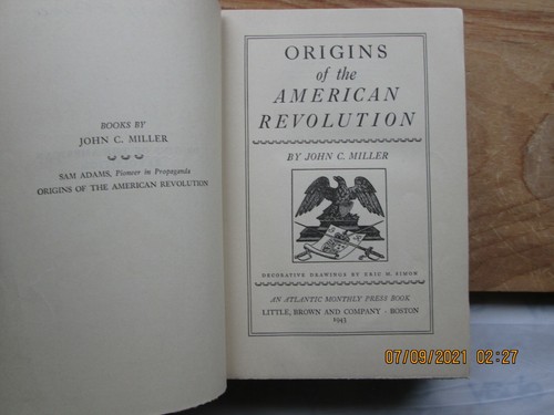 Origins Of The American Revolution - John C. Miller 1943 - Imagen 6 de 12