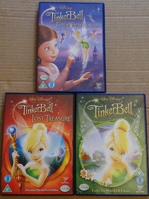 The ultimate Tinker Bell 3x movie collection dvd box set | eBay UK