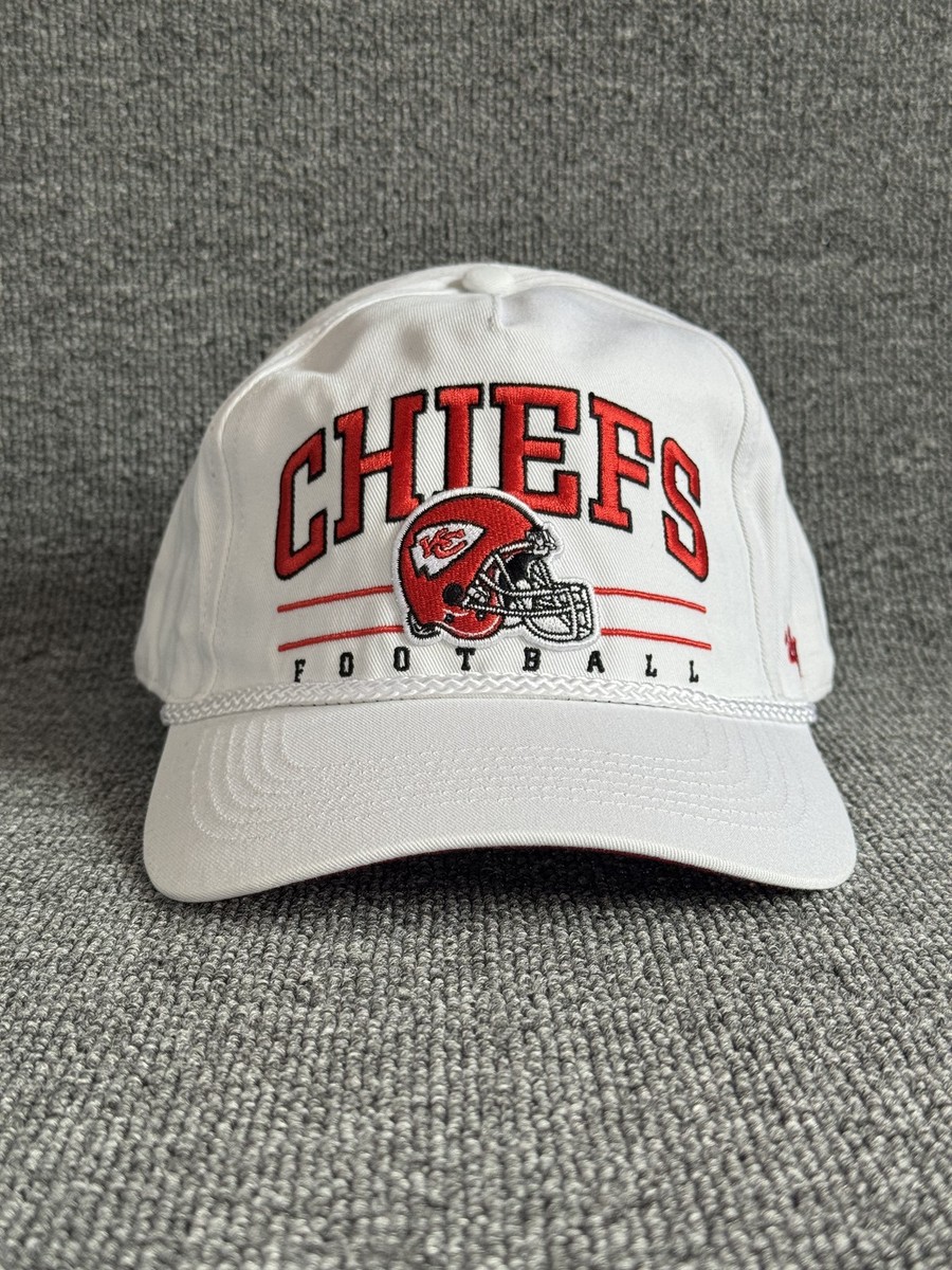 '47 Brand Kansas City Chiefs NFL White Red Rope Snapback Hat Cap