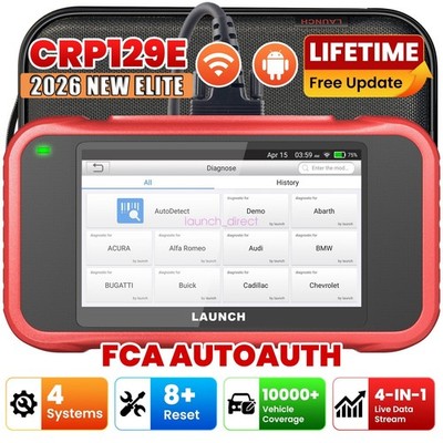 2026 Launch CRP129E OBD2 Car Scanner Engine SRS ABS SAS TPMS EPB Diagnostic Tool